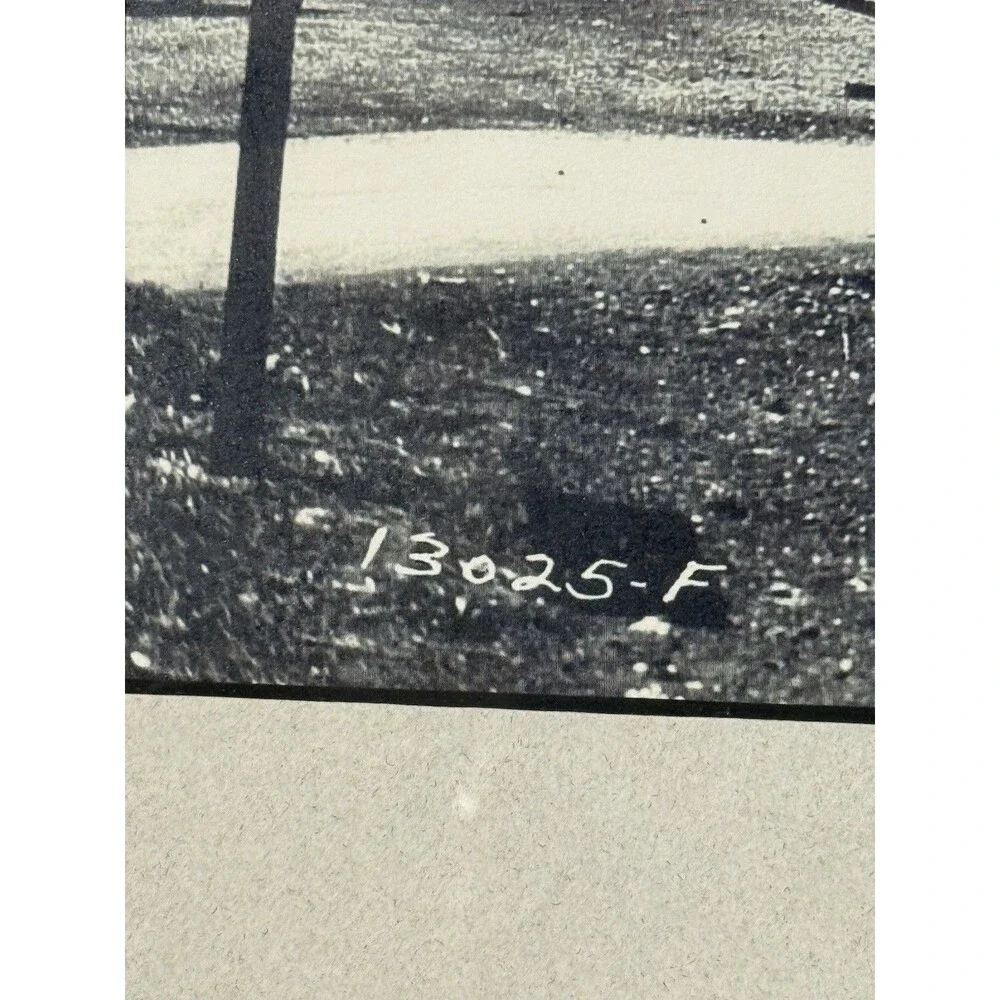 Framed Black & White Railroad Tracks Street Scene Photo Print #13025-F